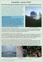 Zusammenfassung der Expedition 'Santo 2006'
