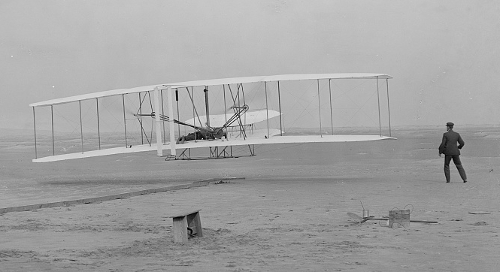 Foto: Der Flyer der Brüder Wright