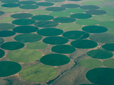 Foto: Kreisbewässerung in den USA
